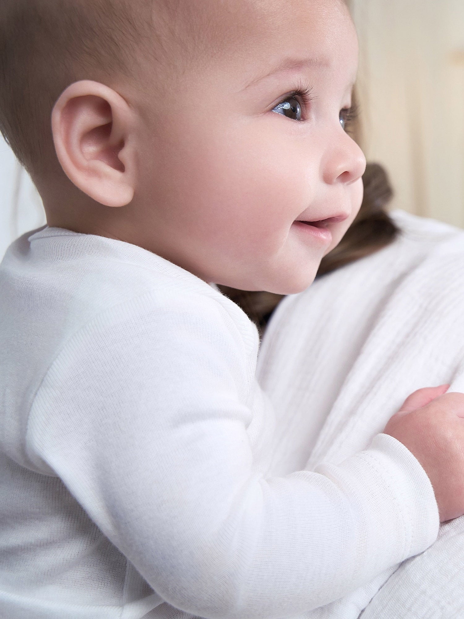 Gerber Gender Neutral Casual White Long Sleeve Cotton Bodysuit, 3-Pack, Sizes Preemie - 24 Months