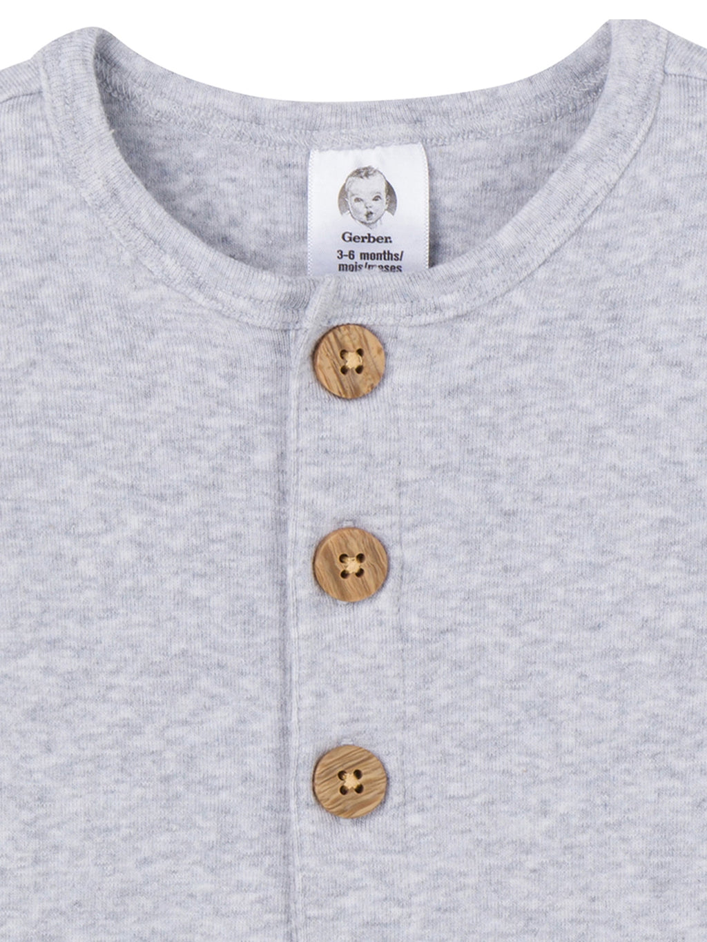 Gerber Baby Neutral Rompers, 2-Pack, Sizes Newborn - 24 Months