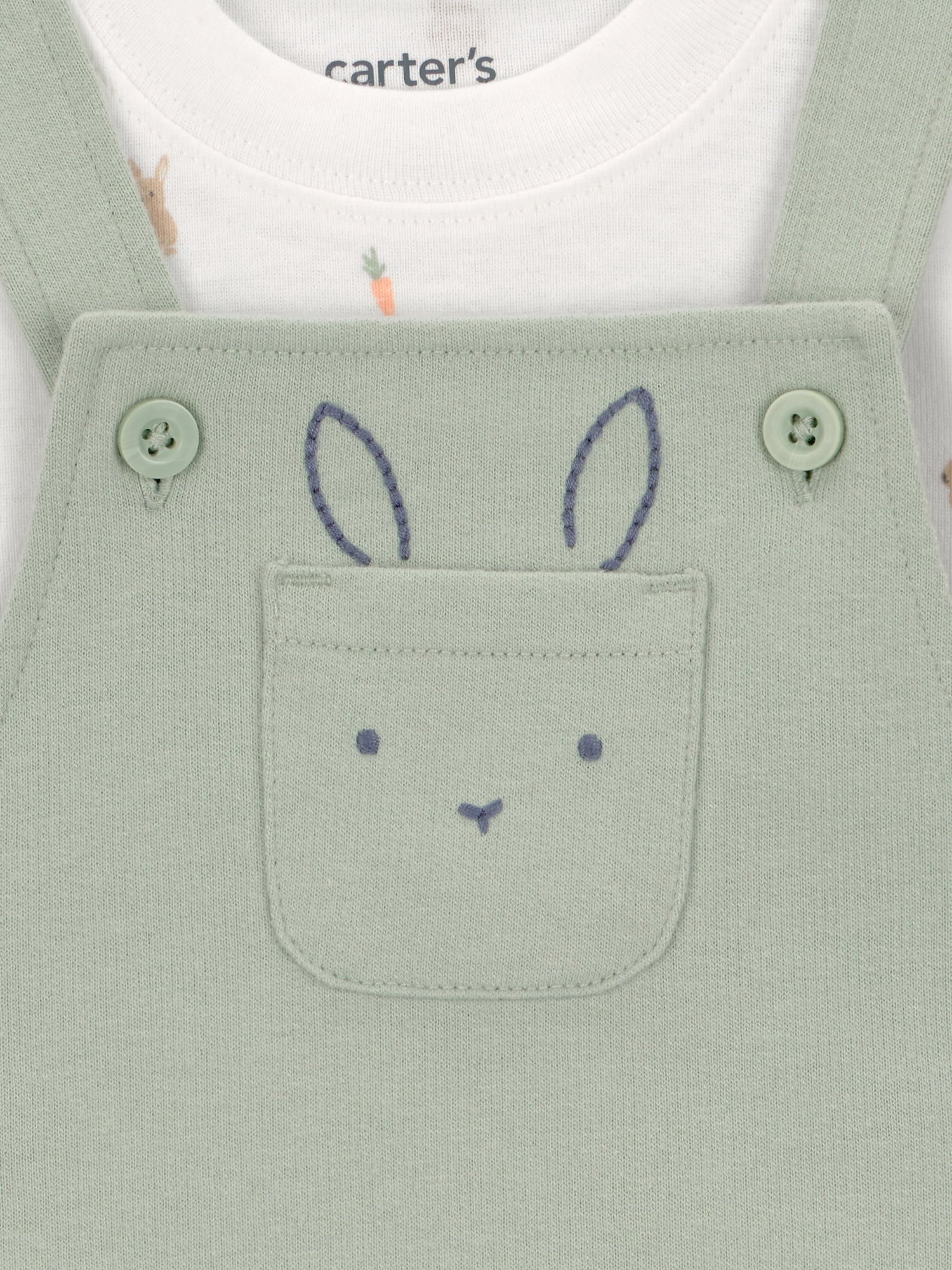 Carter's Child of Mine Baby Boy Easter Overalls Set, 2-Piece, Sizes Preemie-12 Months