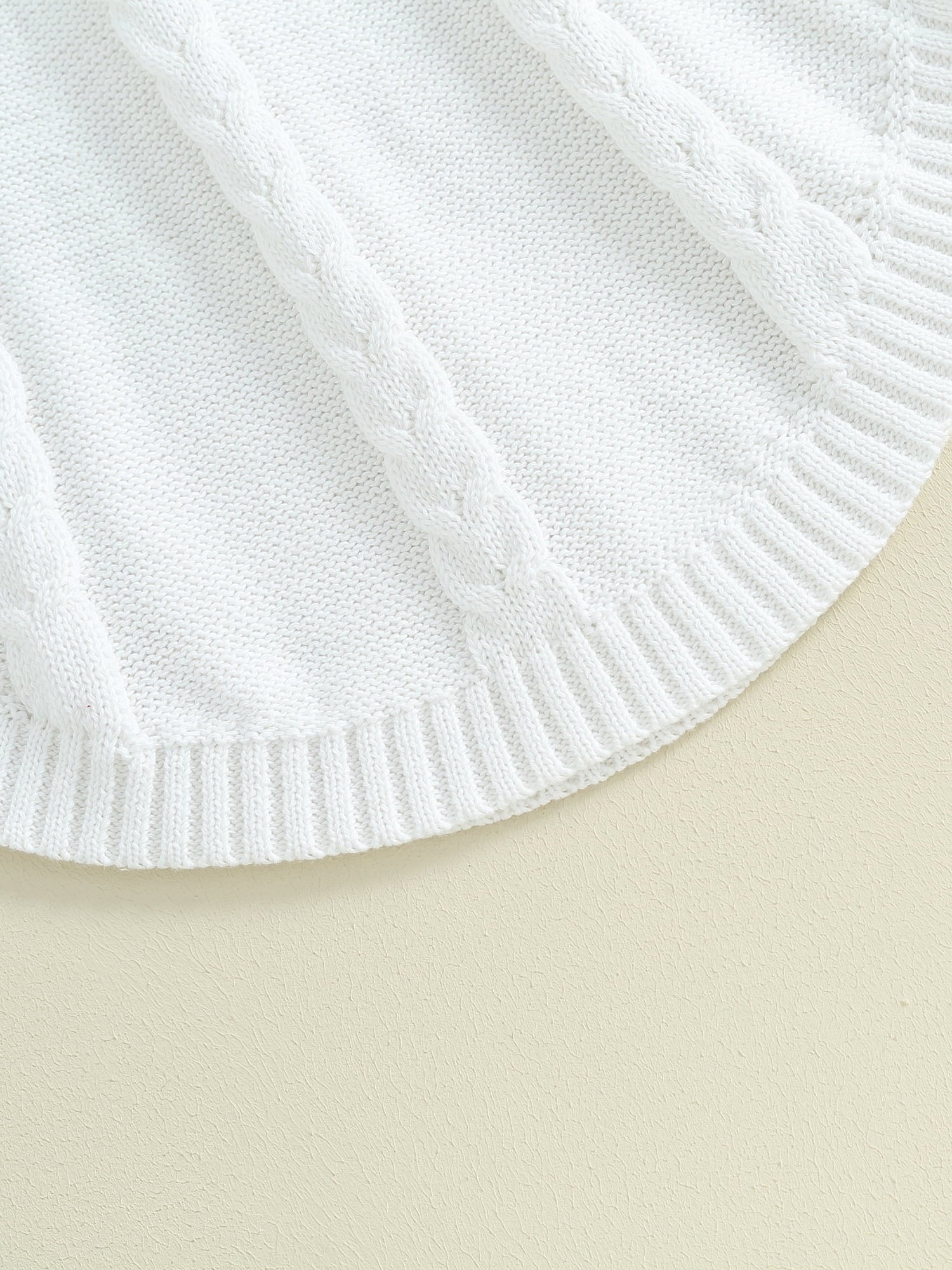 Bslissey Little Girls Solid Color Sweater Poncho Long Sleeve Turtleneck Knitted Pullovers Cape Toddler Kids Casual Warm Knitwear Tops 12M 18M 24M 3T 4T 5T 6T