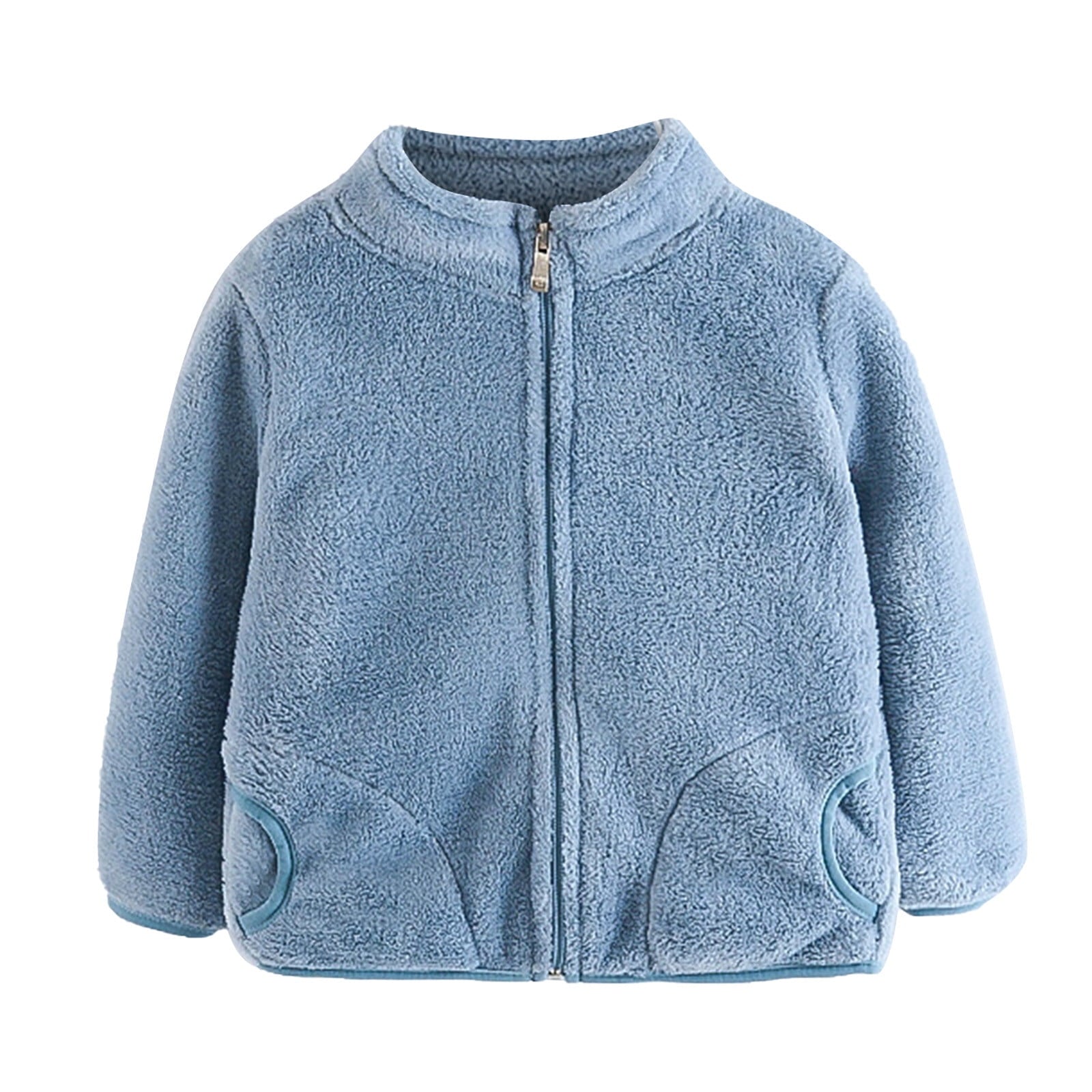 BXINGOHAI Girls Boys Fleece Winter Sweater Jacket Toddler Kids Baby Boys Girls Fashion Cute Solid Color Windproof Zipper Jacket Keep Warm Coat Wine,6-12Months