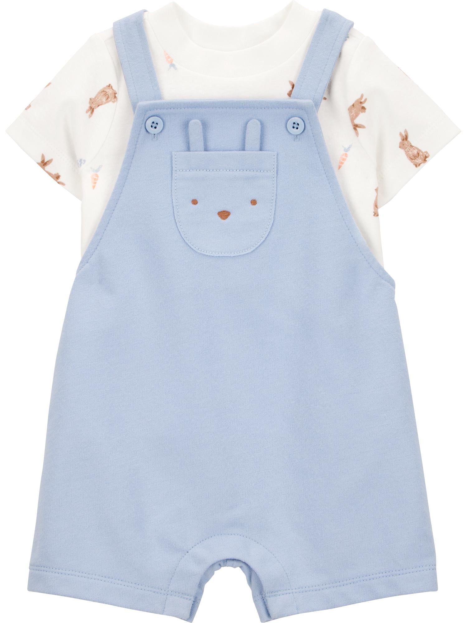Carter's Child of Mine Baby Boy Easter Overalls Set, 2-Piece, Sizes Preemie-12 Months