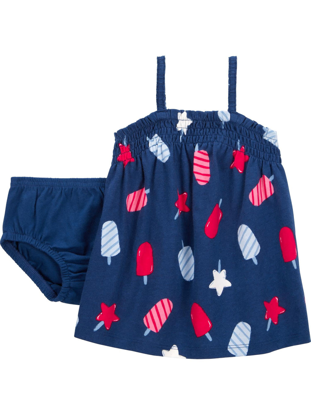Carter's Child of Mine Baby Girl Patriotic Dress Set, 2-Piece, Sizes Newborn-12 Months