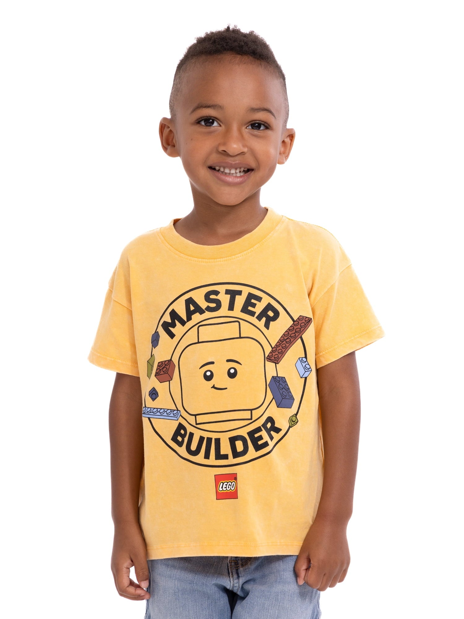 Lego Toddler Short Sleeve Graphic Crewneck Tee, Sizes 12M-5T