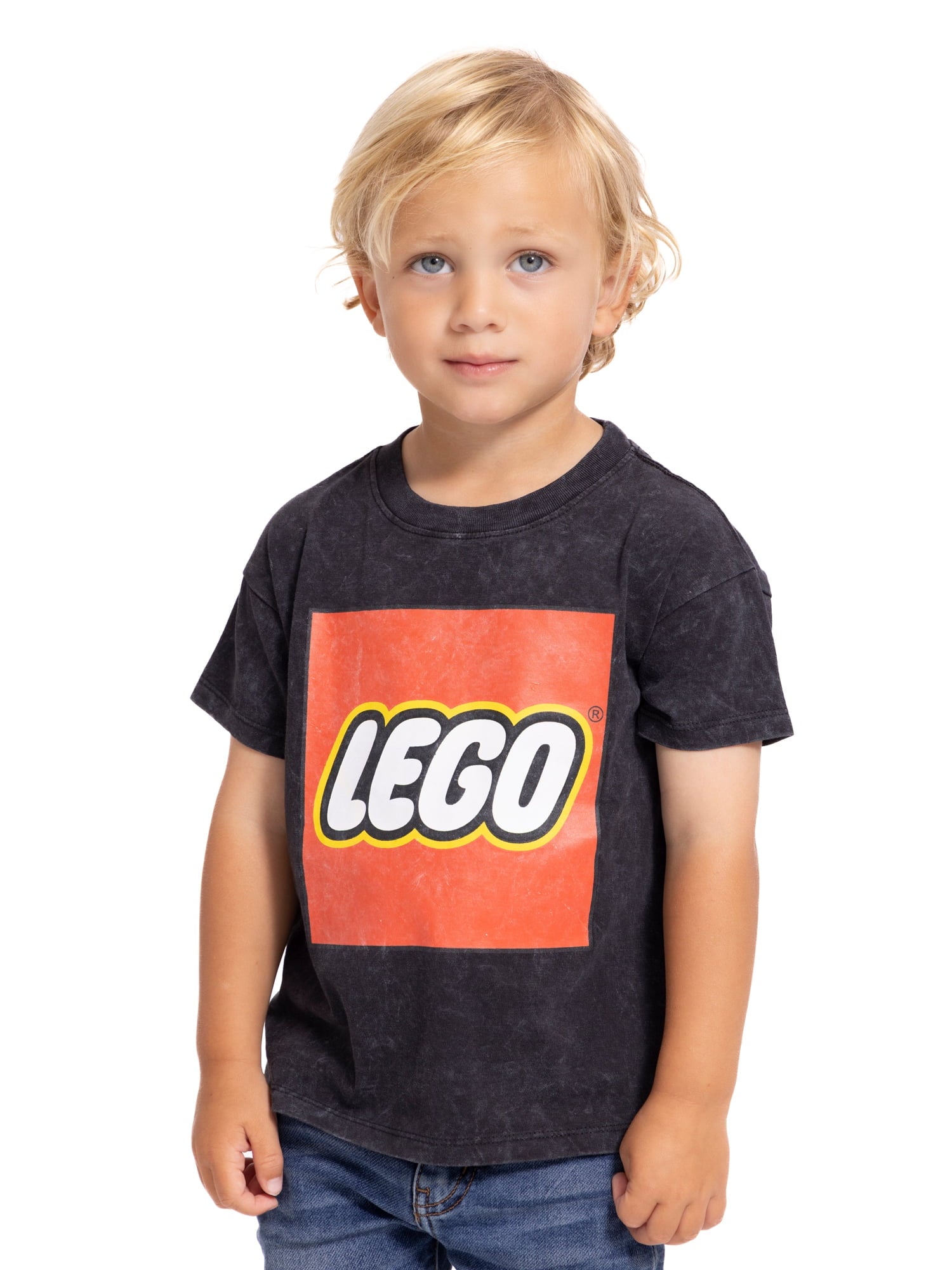 Lego Toddler Short Sleeve Graphic Crewneck Tee, Sizes 12M-5T