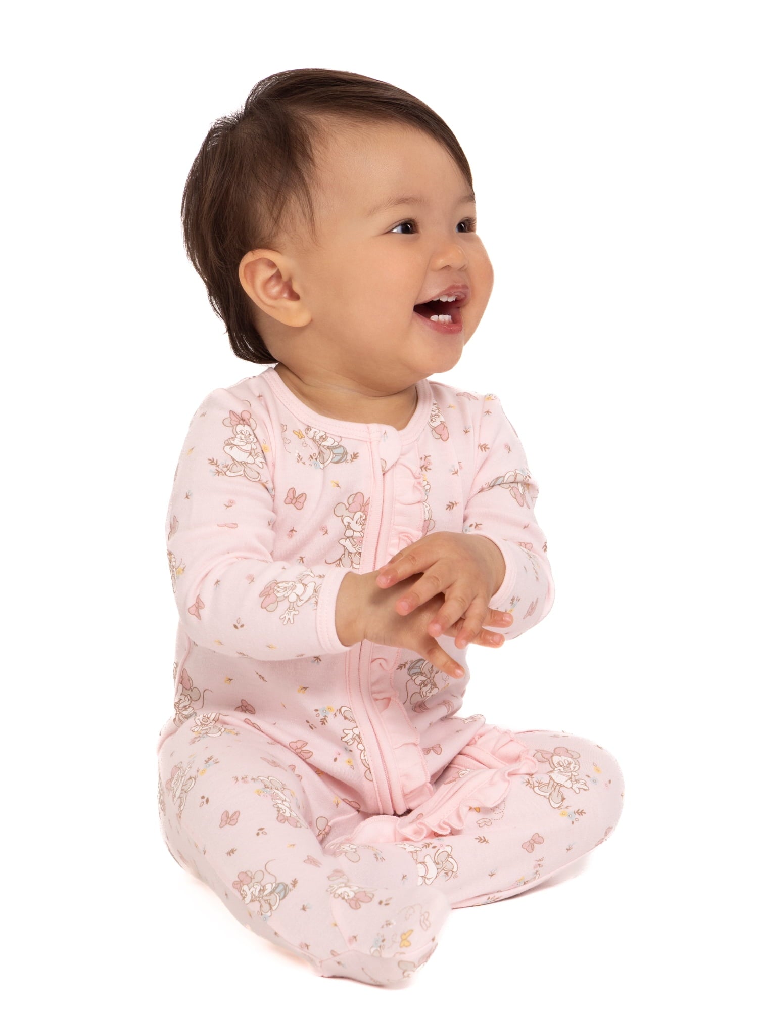 Disney Baby Wishes and Dreams Character Infant Baby Footed Sleep N Play, Sizes Preemie-6/9 Months